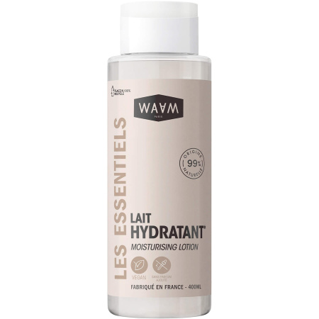Waam Multifunctionele Hydraterende Melk Bio Geurvrije Neutrale Voor Alle Huidtypen Fles 400ml