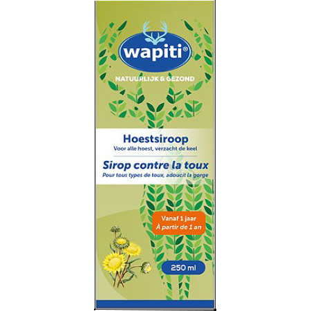 Wapiti Hoestsiroop 250ml