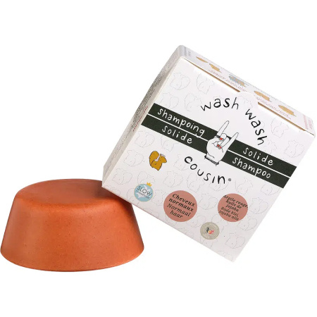 Wash Wash Cousin Solide Shampoo Normaal Haar 70g