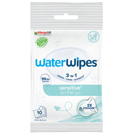 WaterWipes On The Go Reinigingsdoekjes 10 Stuks