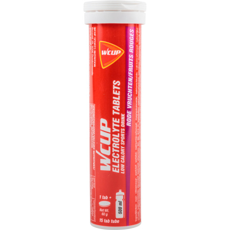 WCUP Electrolyte Tablets Rode Vruchten 15 Stuks