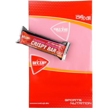 Wcup Krokante Reep Cranberry-Granaatappel 10x40g