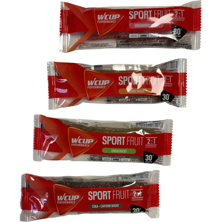 WCUP Sport Fruit Mix Sinaasappel/Aardbei/Citroen 12x25g