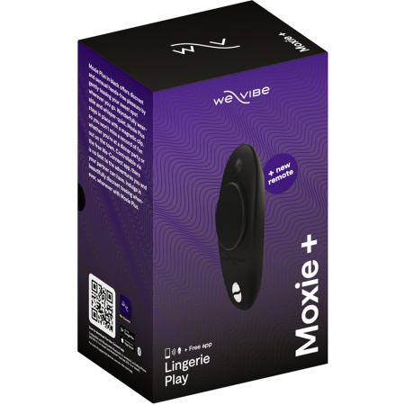 We-Vibe Moxie+ Satin Black Vibrator 1 Stuk