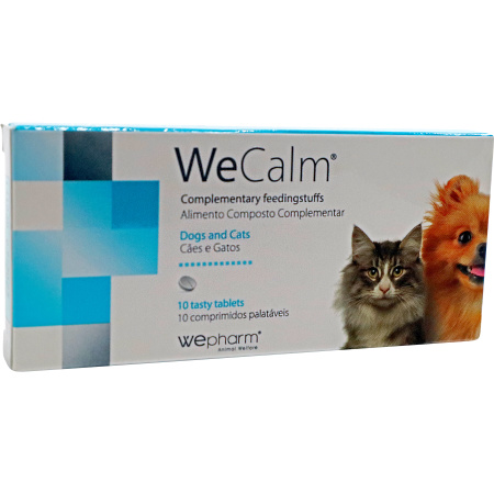 Wepharm WeCalm Aanvullend Voedsel Voor Honden En Katten 10 Tabletten