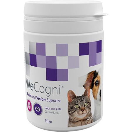 Wepharm WeCogni Aanvullend Diervoeder Zenuwstelsel En Oogsysteem Honden En Katten Poeder 90g