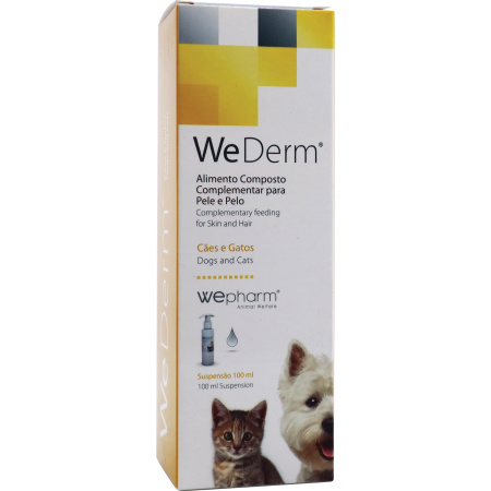 Wepharm WeDerm Diervoeding Voor Huid En Vacht Honden En Katten 100ml