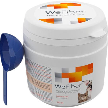 Wepharm WeFiber Aanvullend Diervoeder Natuurlijke Balans Van De Darmen Honden En Katten 225g