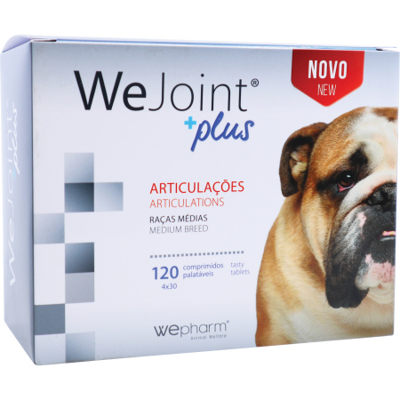 Wepharm WeJoint Plus Gewrichten Honden Maat Medium 120 Tabletten