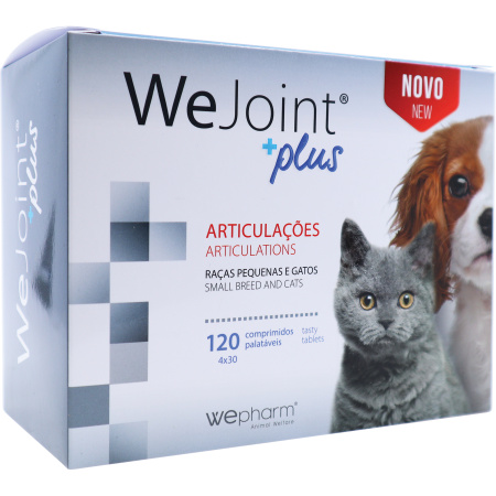 Wepharm WeJoint Plus Gewrichten Aanvullend Diervoeder Voor Kleine Honden En Katten 120 Tabletten