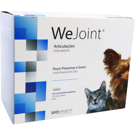 Wepharm WeJoint Aanvullende Voeding Kleine Honden En Katten 120 Tabletten