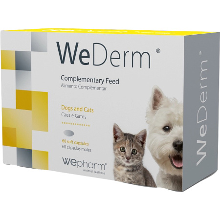 Wepharm WeDerm Voor Een Gezonde Huid En Vacht 60 Capsules