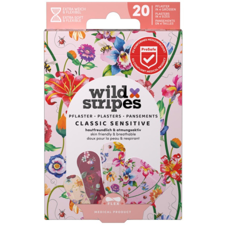 Wild Stripes Classic Sensitive Vintage Flowers 1 Set