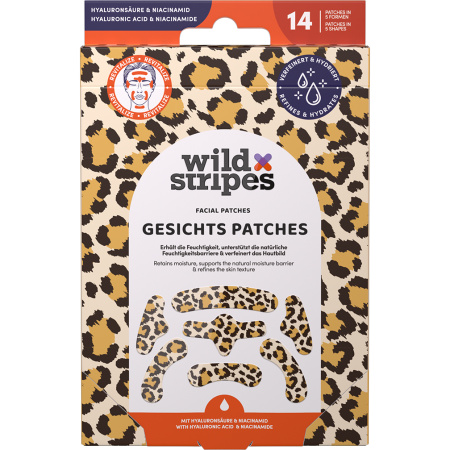 Wild Stripes Gezichtspatches Animal Leo 14 Stuks
