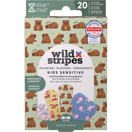 Wild Stripes Kids Sensitive Pleisters Viral Cuties 20 Stuks