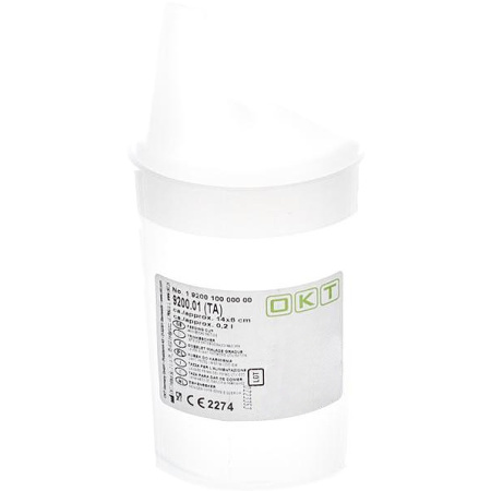 Wolf Keeeper Ziekenbeker Transparant Afgestudeerd Wit 200ml