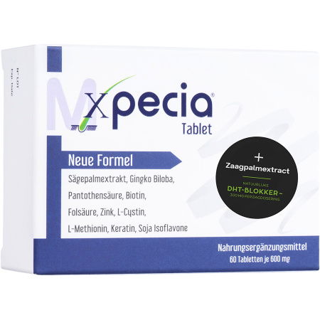 Xpecia Mannen Voedingssupplement Met Biotine En Zink Voor Het Haar 60 Tabletten
