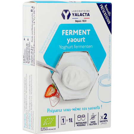 Yalacta Yoghurtfermenten Bio 2x4g