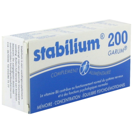 Yalacta Stabilium 200 Geheugen Concentratie Psycho-Emotioneel Evenwicht 30 Capsules
