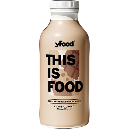 Yfood This Is Food Maaltijddrank Chocolade Fles 500ml