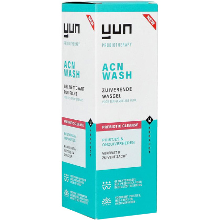 Yun ACN Prebiotic Zuiverende Gezichtswasgel Pompfles 150ml