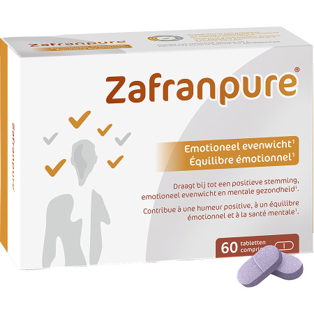 Zafranpure Positieve Stemming Emotioneel Evenwicht En Mentale Energie 60 Tabletten