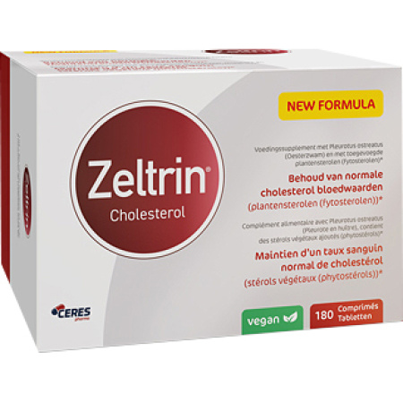Zeltrin Cholesterol 180 Tabletten Nieuwe Formule