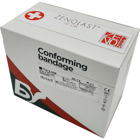 Zenolast Elastische Gaaswindel 10cm x 4m Rol 1