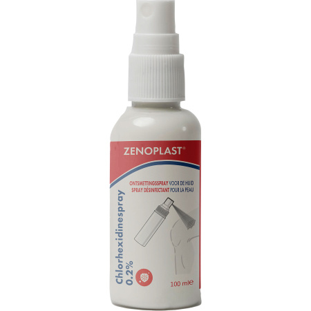 Zenophar Zenoplast Chloorhexidine Desinfecterende Spray 0,2% Fles 100ml