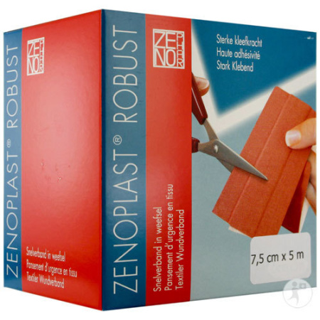 Zenoplast Robust Snelverband In Weefsel 7,5cm x 5m Stuk 1
