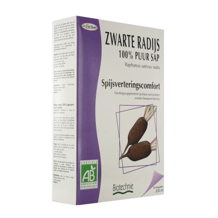 Biotechnie Zwarte Radijs Bio Ampullen 20x10ml