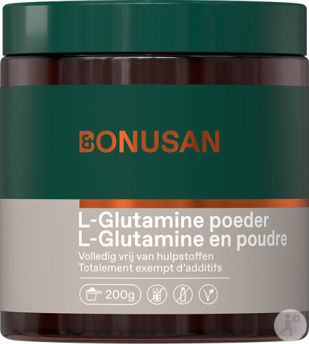 bonusan glutathion L-Glutamine Poeder 200g B12-10000:50 Ml glutathione egg quality Liposomal mitochondrial research