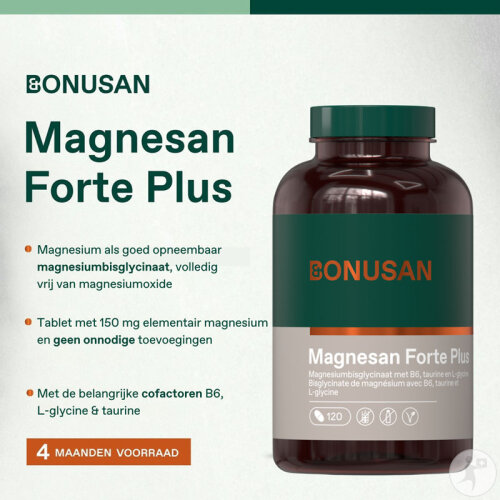 Bonusan Magnesan Forte Plus 120 Tabletten | Newpharma
