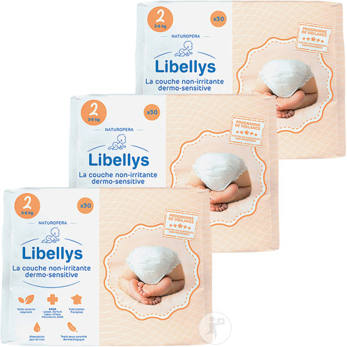 Libellys Huidvriendelijke Dermo Sensitieve Luiers 3 6kg Maat 1 Stuks 3x30 Promo 2 1 Gratis Newpharma