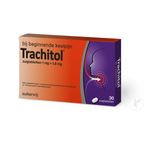 Trachitol Beginnende Keelpijn Suikervrij 30 Zuigtabletten | Newpharma