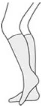 Bota Relax 280 Coton Bas Jarret Bleu Taille N3 Paire 1 - Pharmacie en ligne - 1