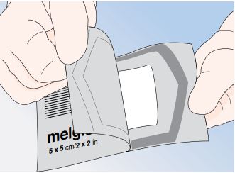 Mepilex Melgisorb Ag Antimikrobieller Alginatverband Steril 5x5cm St&uuml;ck 10 - Onlineapotheke - 5