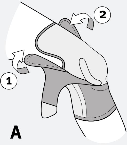 Push Braces Care Kniebandage Links/Rechts Größe 2 Stück 1 - Onlineapotheke - 2