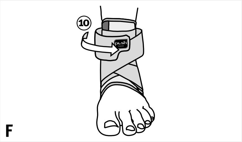 Push Braces Med Kn&ouml;chelbandage Rechts Gr&ouml;&szlig;e 1 St&uuml;ck 1 - Onlineapotheke - 7
